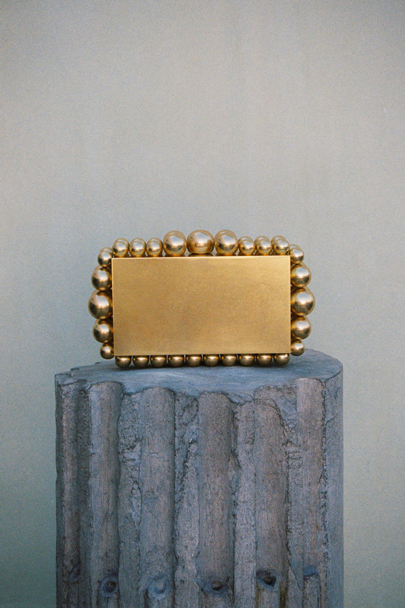 Cult Gaia - Eos Clutch - Antique Brass