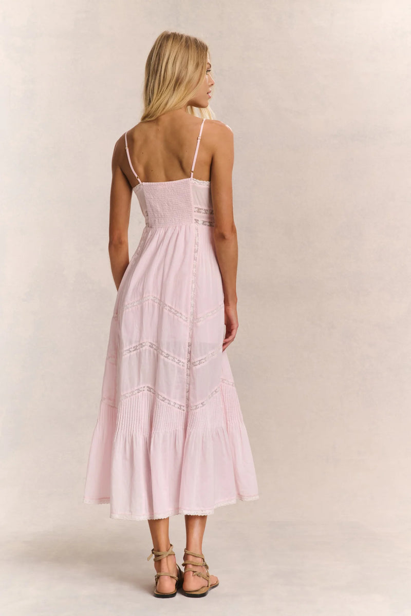 Loveshackfancy - Esilda Heritage Cotton Midi Dress - Pink