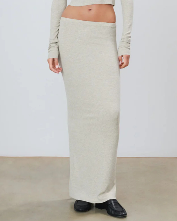 Eterne - Emma Skirt - Heather Oatmeal