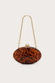 Cult Gaia - Eviana Clutch - Caramel Tortoise