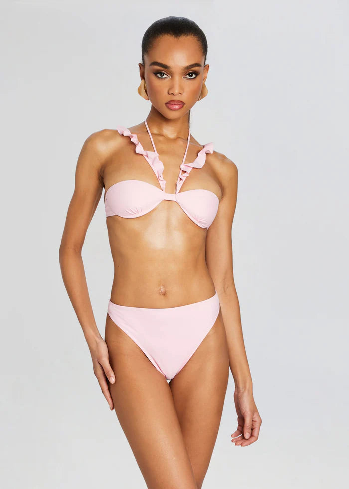 Shani Shemer - Leopold Bikini Top - Baby Pink Shani Shemer - Leopold Bikini Top - Baby Pink
