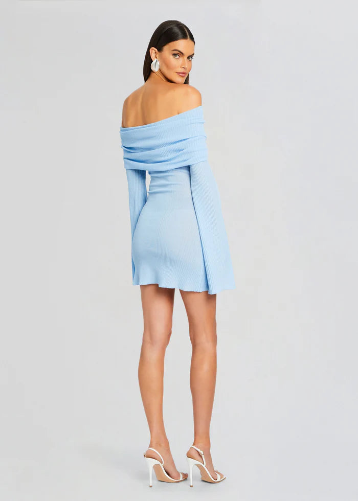 SER.O.YA - Galli Mini Dress - Powder Blue