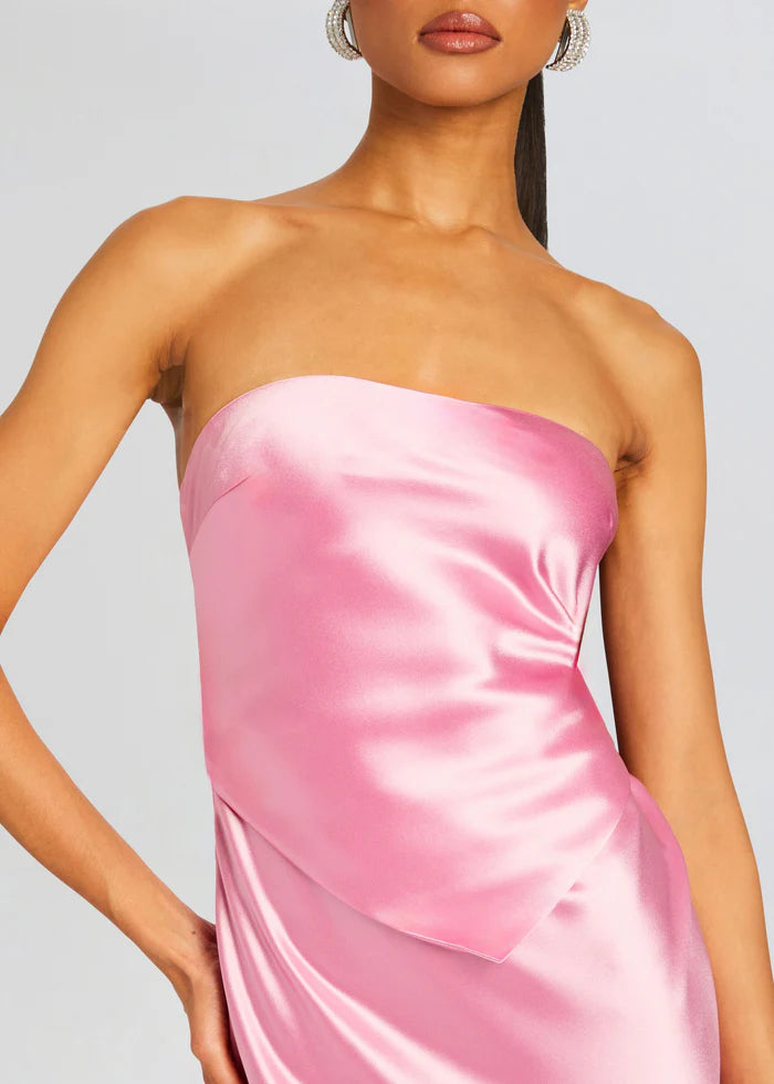 retrofete pink strapless dress Ana Dress  Retrofete