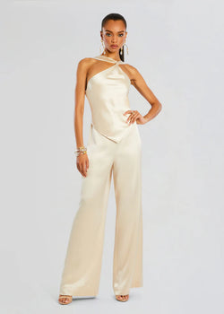 Retrofete - Ensley Jumpsuit - Light Champagne