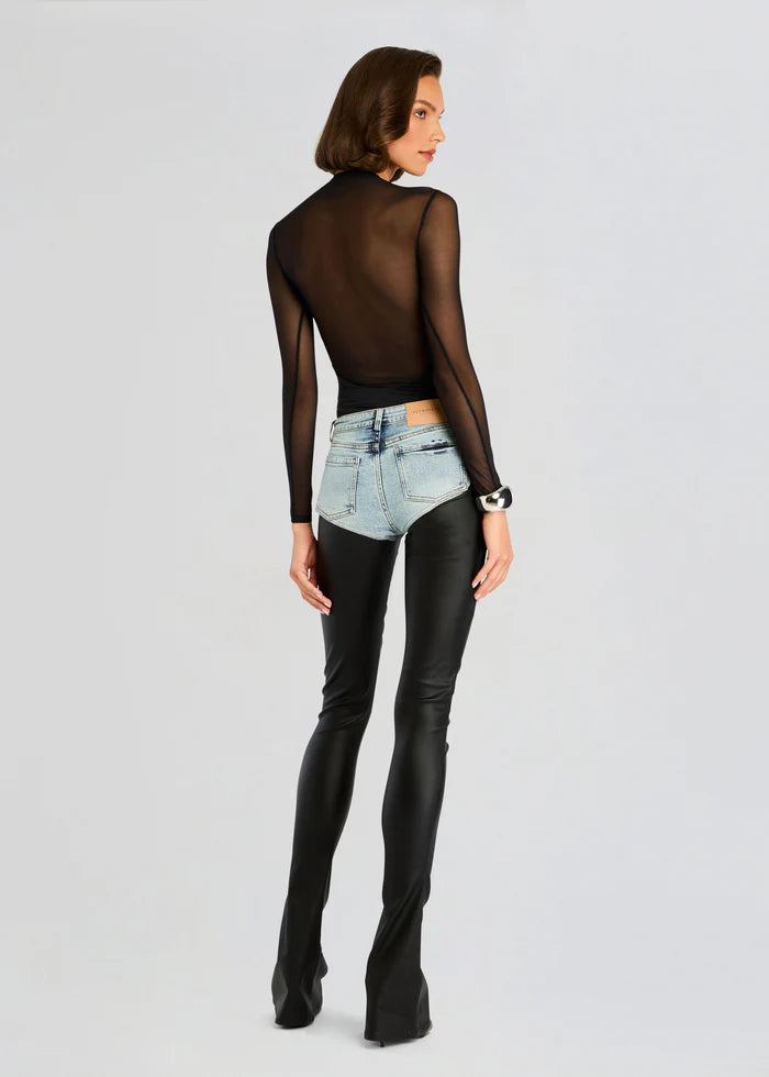 SER.O.YA - Brandi Mesh Bodysuit - Black