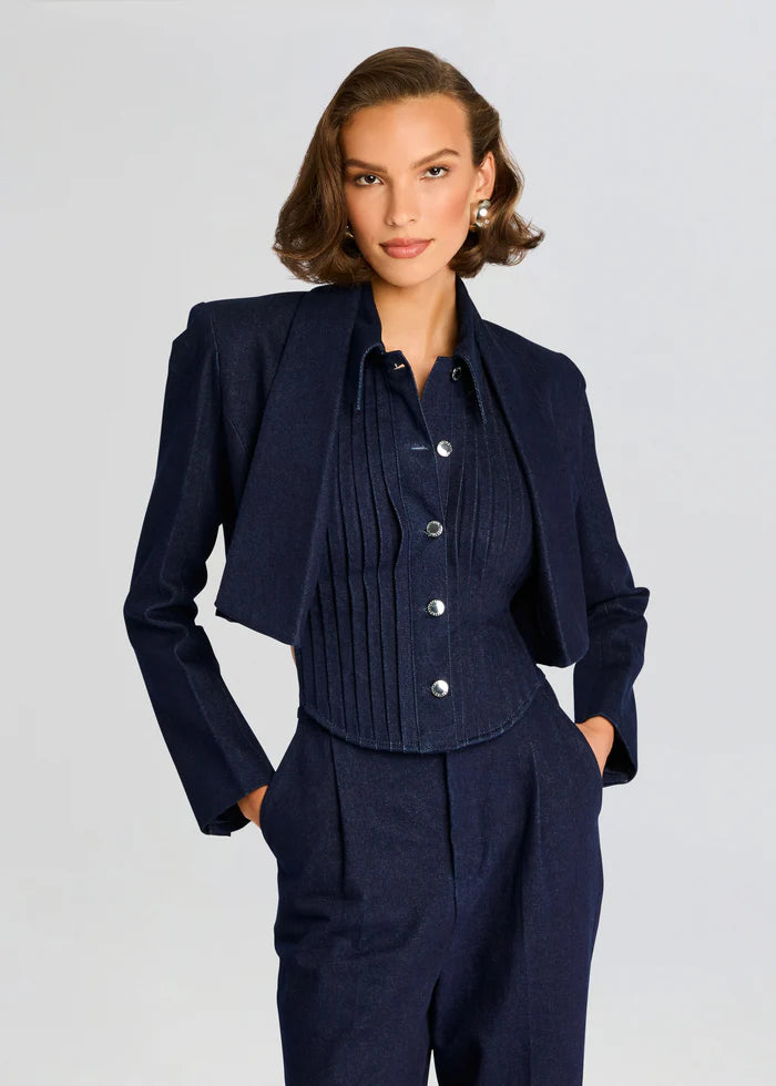Retrofete - Clara Denim Blazer - Rinse