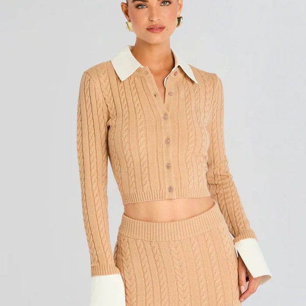 トップス seyto Herringbone shaggy knit cardigan 2 seyto