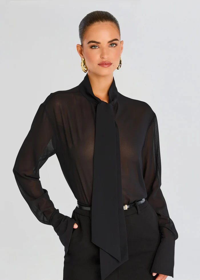 SER.O.YA - Neave Button Down Shirt - Black