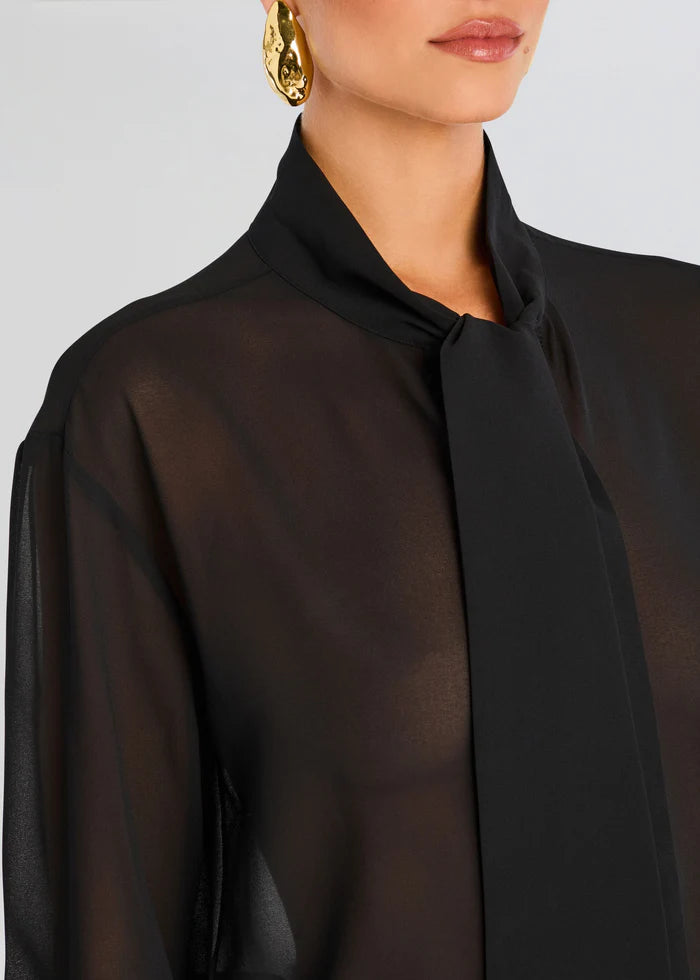 SER.O.YA - Neave Button Down Shirt - Black
