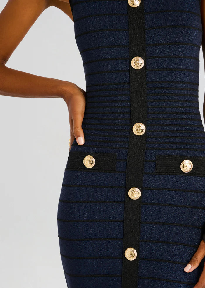 Retrofete - Erin Dress - Navy/Black