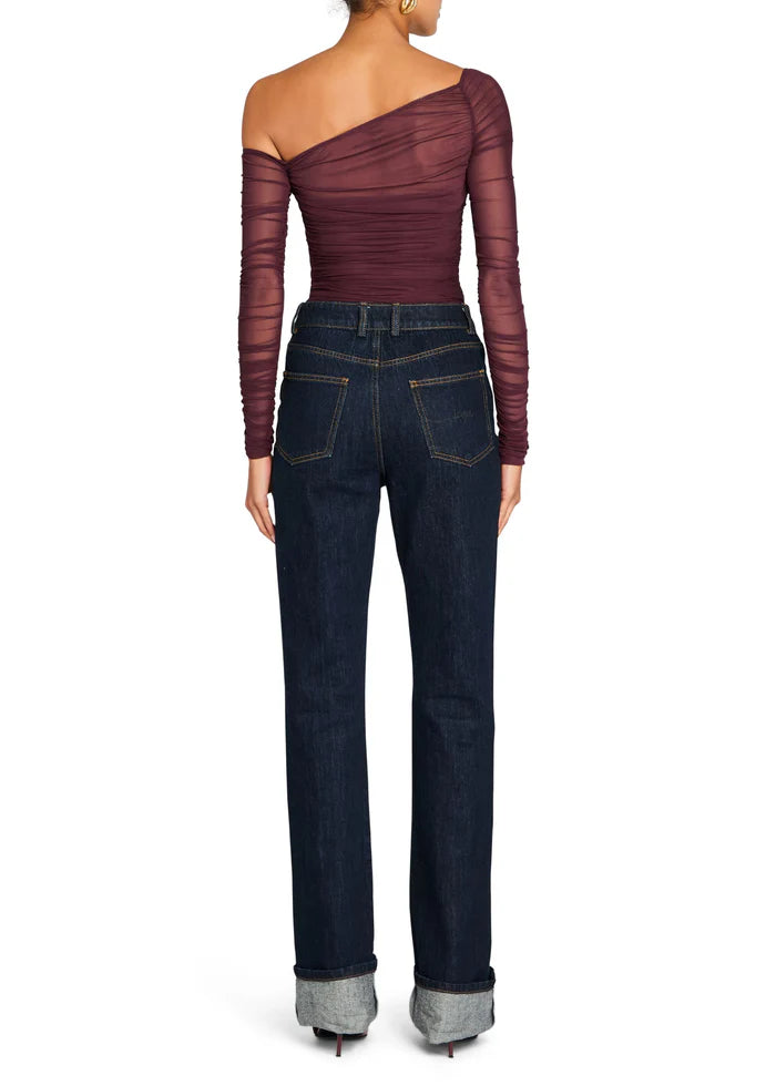 SER.O.YA - Shauna Mesh Top - Merlot