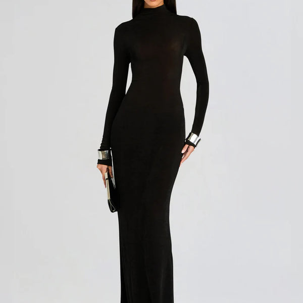 knee length dresses for ladies Kim Maxi Dress – SEROYA main image 1