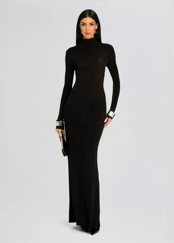 SER.O.YA - Kim Maxi Dress - Black