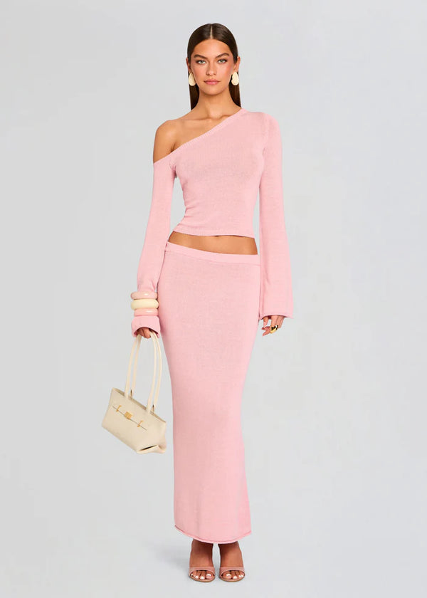 SER.O.YA - Alivia Knit Top - Coral Blush