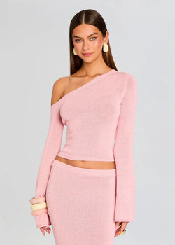 SER.O.YA - Alivia Knit Top - Coral Blush