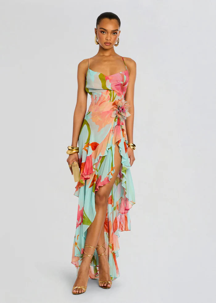 Retrofete - Samara Dress - Aqua Primavera