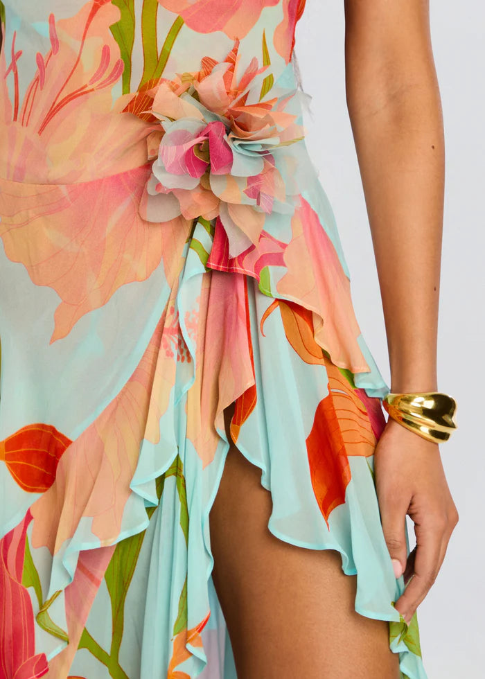 Retrofete - Samara Dress - Aqua Primavera