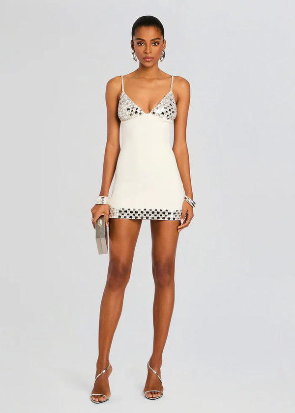 Retrofete - Mya Embellished Dress - White