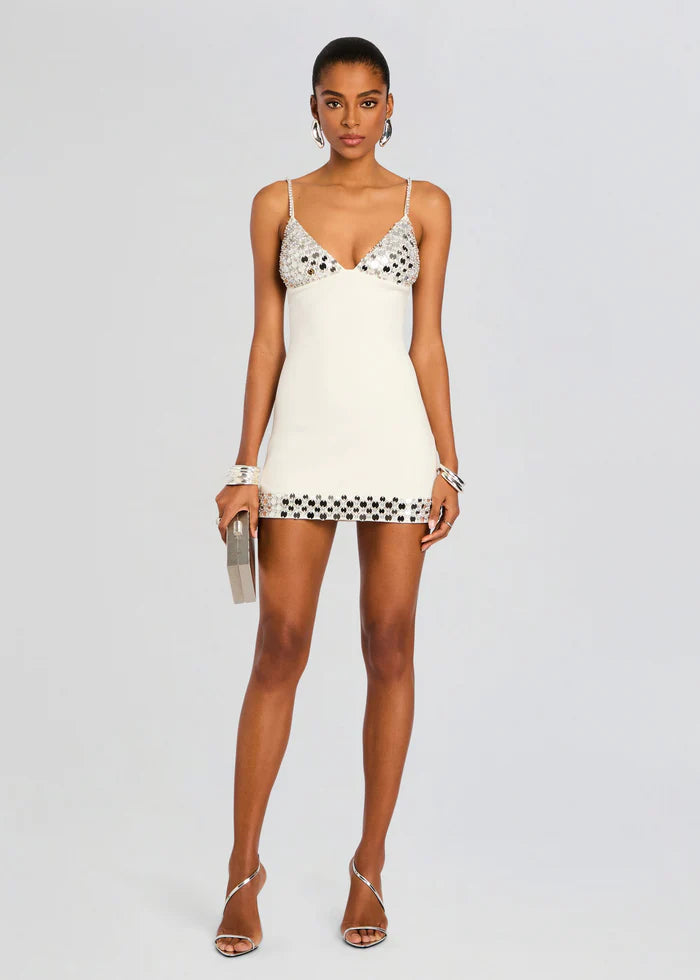Retrofete - Mya Embellished Dress - White