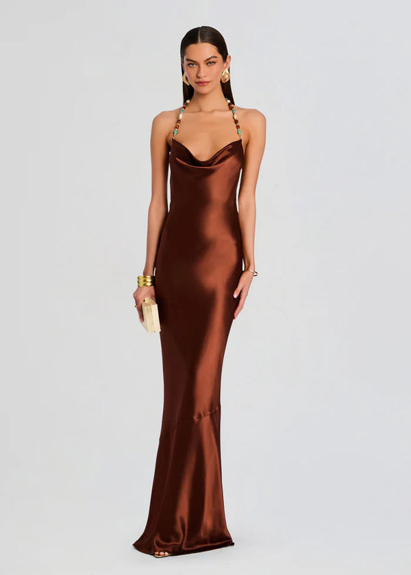Retrofete - Finley Dress - Chestnut