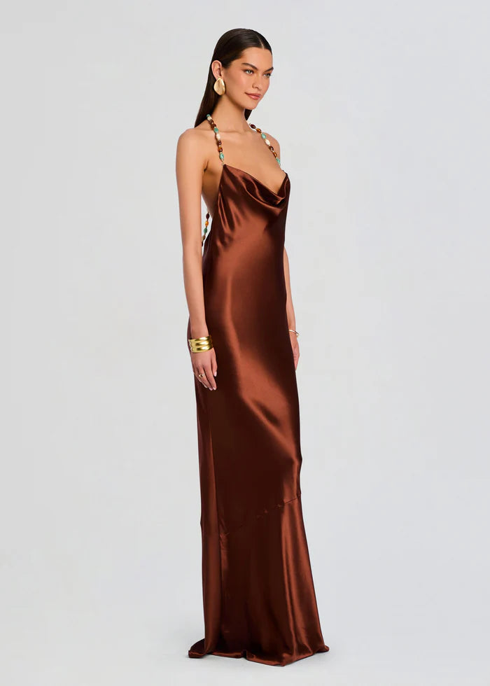 Retrofete - Finley Dress - Chestnut