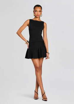 Retrofete - Audrina Knit Dress - Metallic Black Retrofete - Audrina Knit Dress - Metallic Black