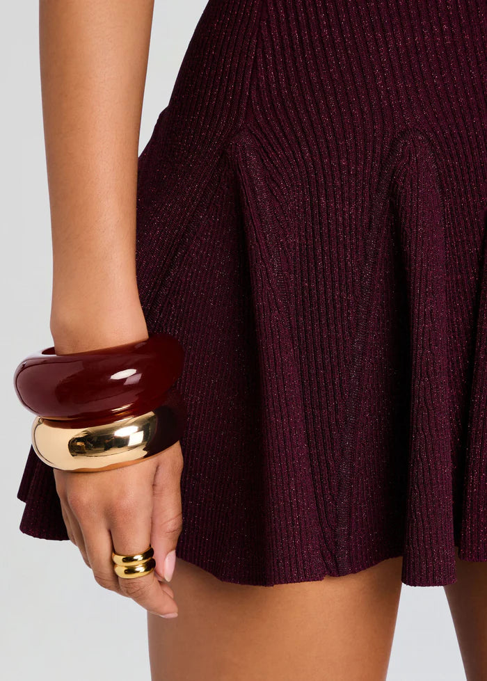 Retrofete - Quinn Dress - Metallic Pinot