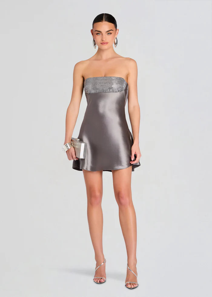 Retrofete - Lois Embellished Dress - Dusk