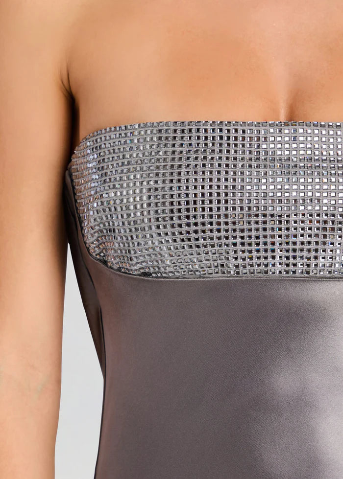 Retrofete - Lois Embellished Dress - Dusk