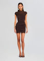 SER.O.YA - Paola Mini Dress - Ash Brown