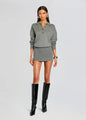 SER.O.YA - Lilly Mini Dress - Medium Grey