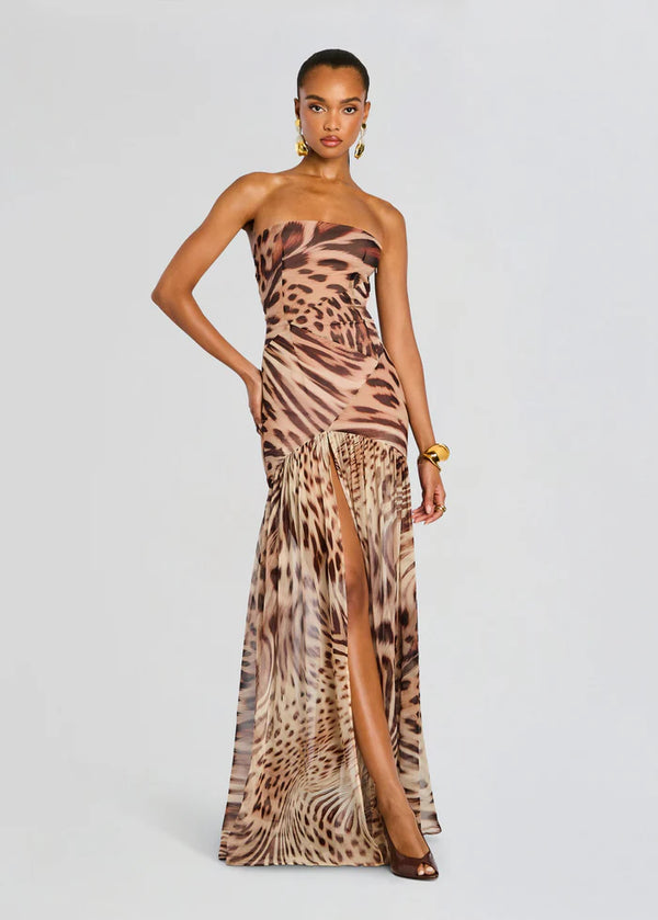 Retrofete - Nicole Dress - Animal Print