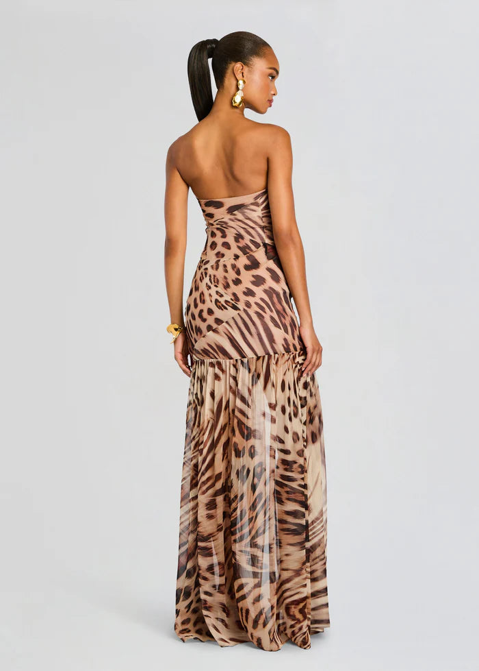 Retrofete - Nicole Dress - Animal Print