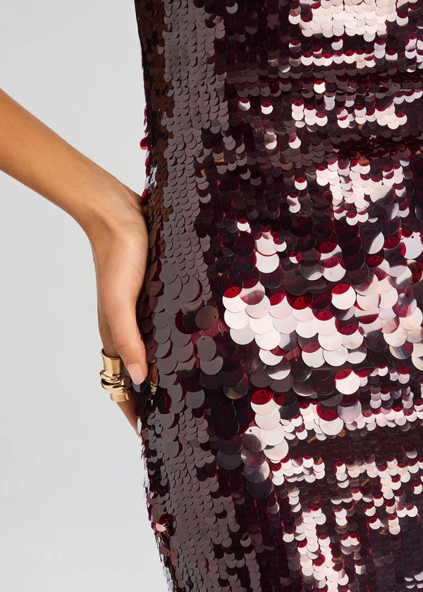 Retrofete - Alana Sequin Dress - Port