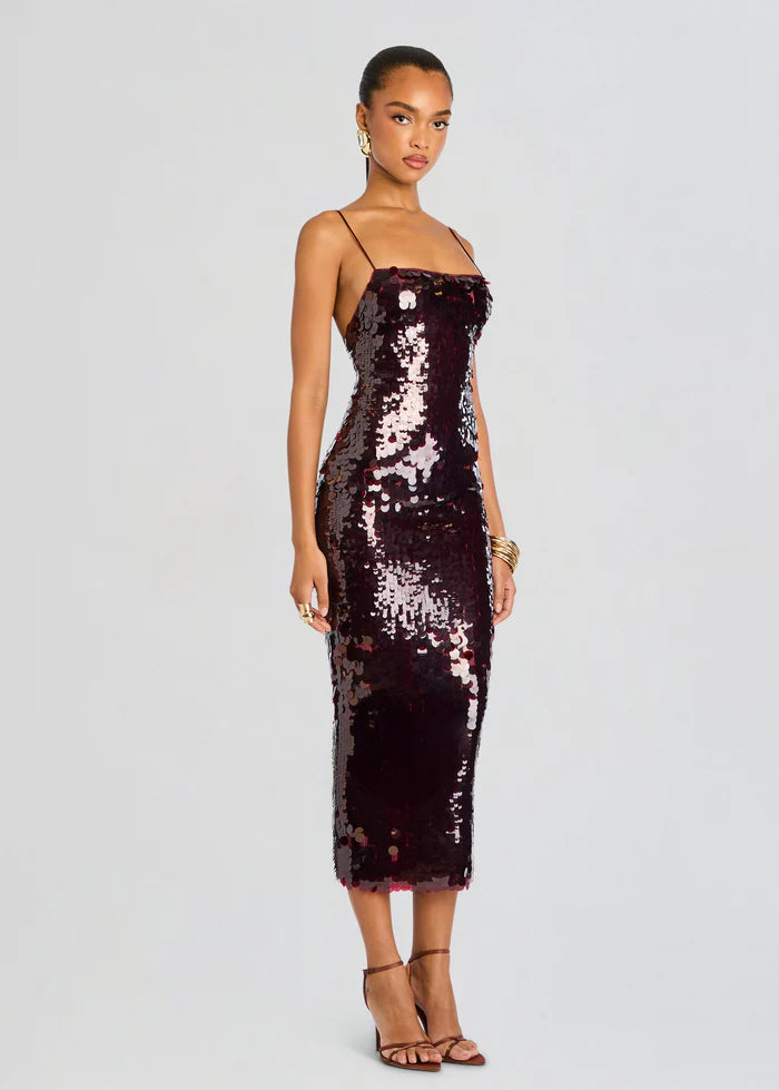 Retrofete - Alana Sequin Dress - Port
