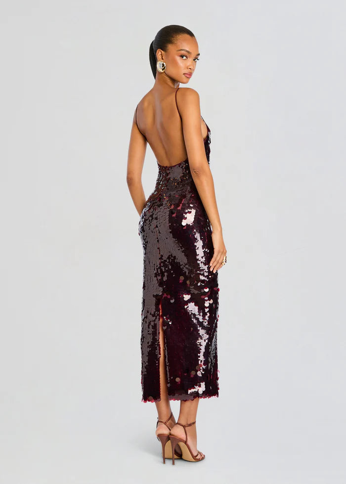 Retrofete - Alana Sequin Dress - Port