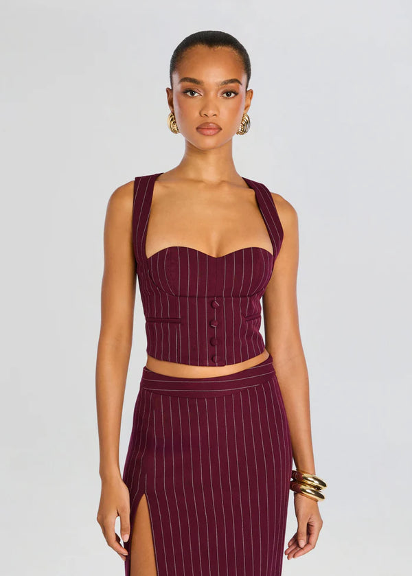 Retrofete  - Monet Waistcoat - Port