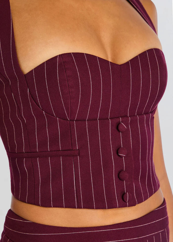 Retrofete  - Monet Waistcoat - Port