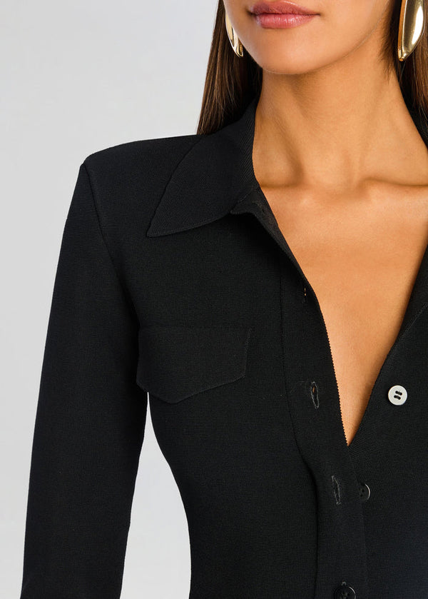 SER.O.YA - Youssra Mini Dress - Black