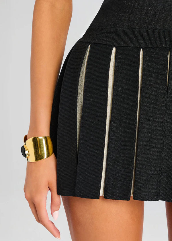 Retrofete - Elisabetta Knit Dress - Metallic Black