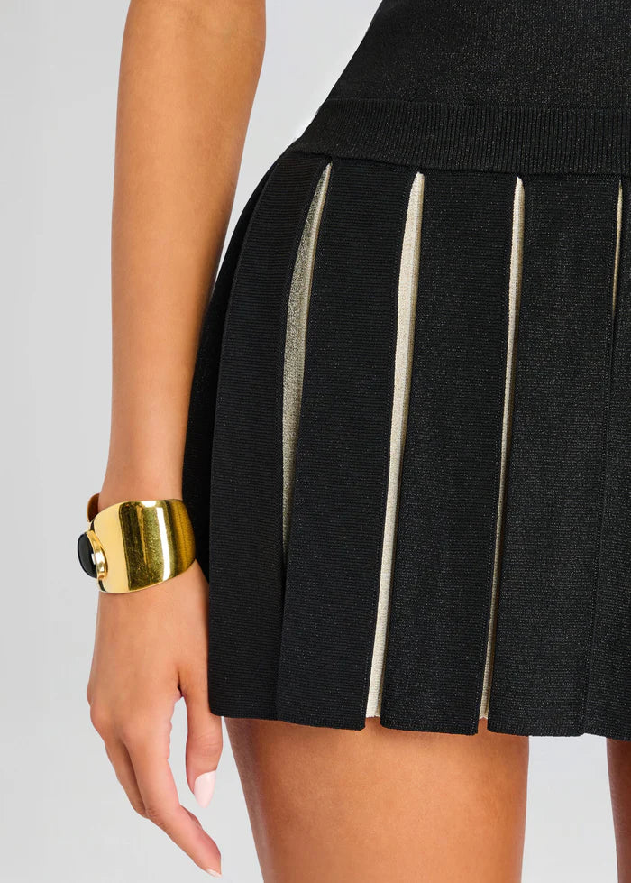 Retrofete - Elisabetta Knit Dress - Metallic Black