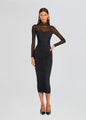 SER.O.YA - Emilyn Midi Dress - Black