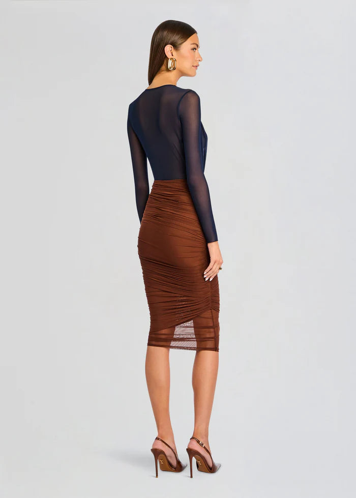 SER.O.YA - Thessa Skirt - Burnt Toffee