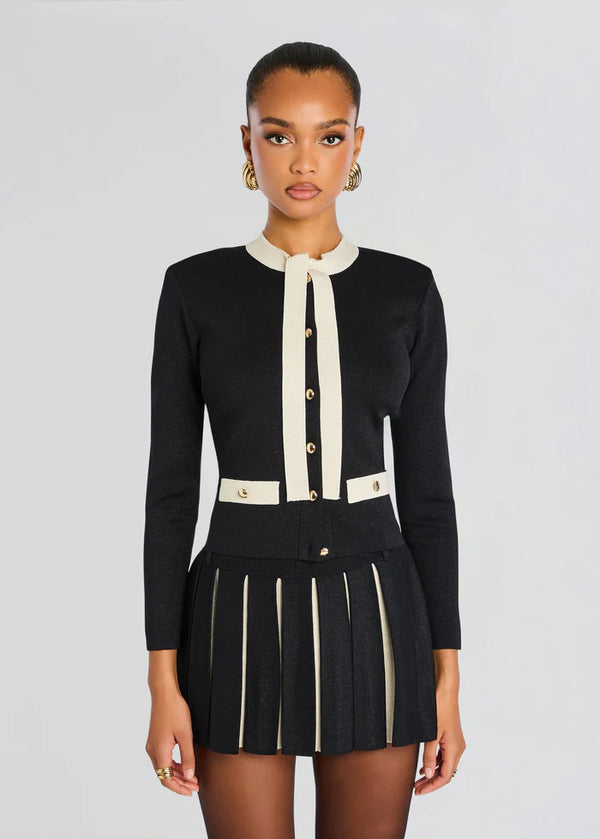 Retrofete - Virginie Knit Jacket - Metallic Black