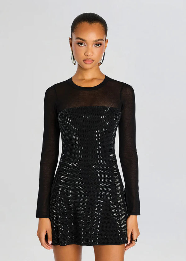 Retrofete - Dreeya Embellished Dress - Black