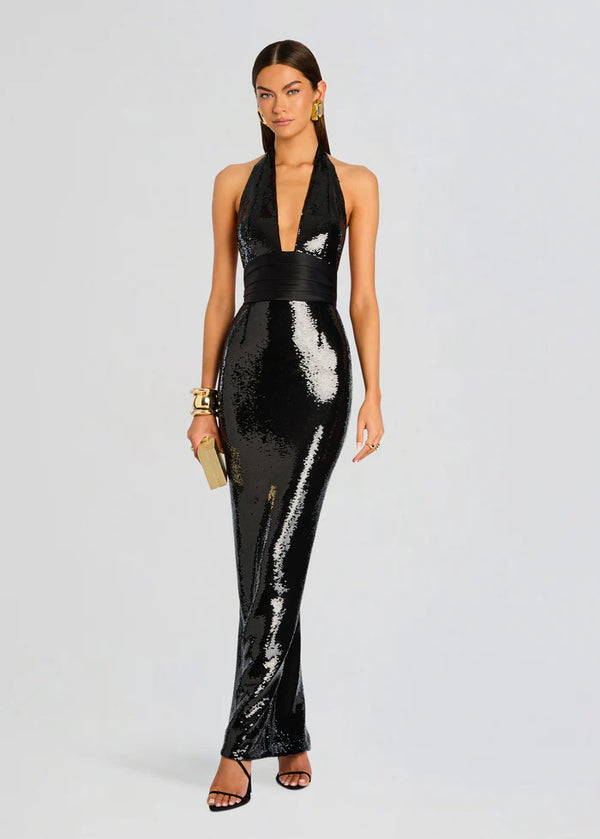 Retrofete - Kelsie Sequin Dress - Black
