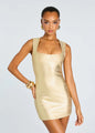 Retrofete - Saskia Knit Dress -  Coated Champagne
