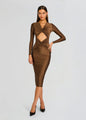 SER.O.YA - Maida Dress - Sable Brown