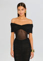 SER.O.YA - Imelda Mesh Top - Black