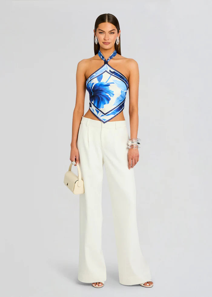 Retrofete - Jamie Top - Azure Primavera